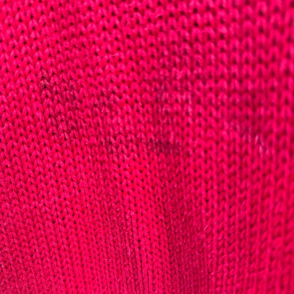 Festive Red Ugly Christmas Women's Sweater Cardigan XL - Picture 5 of 5